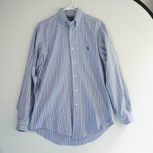 Ralph‎ Lauren Yarmouth Striped Button Down Shirt Long Sleeve Dress Shirt 15 34